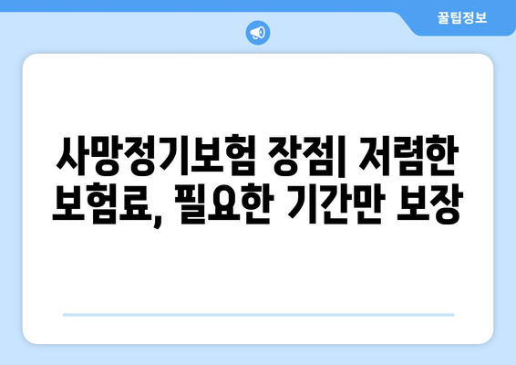 가입 전 필독! 나에게 맞는 보험은? 사망정기보험 vs 종신보험 비교분석 | 보험 가입, 비교, 장단점, 추천