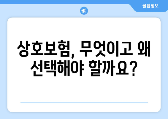 27. 상호보험| 개념, 장단점, 그리고 나에게 맞는 선택 | 보험, 상호보험, 비교, 장점, 단점, 가입