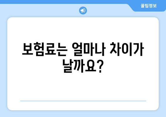 무해지보험 vs 공제보험| 나에게 맞는 보험 선택 가이드 | 보험료, 해지환급금, 장단점 비교