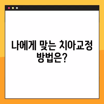 치아교정, 가격부터 부작용까지! 궁금한 모든 것 총정리 | 비용, 기간, 얼굴형 변화, 부작용, 치아교정 종류