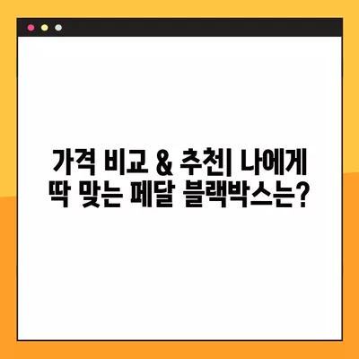 자동차 페달 블랙박스 가격 비교 & 추천| 제조사 인정 제품 찾기 | 블랙박스 가격, 추천 제품, 제조사 인증, 페달 블랙박스