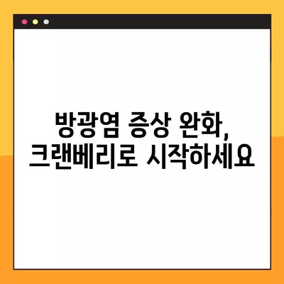 크랜베리, 여성 방광염 증상 완화에 효과적인 이유 9가지 | 방광염, 여성 건강, 천연 치료